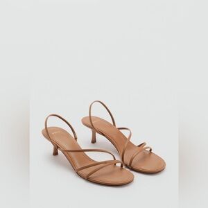 NIB MANGO Strappy Heeled Shoes